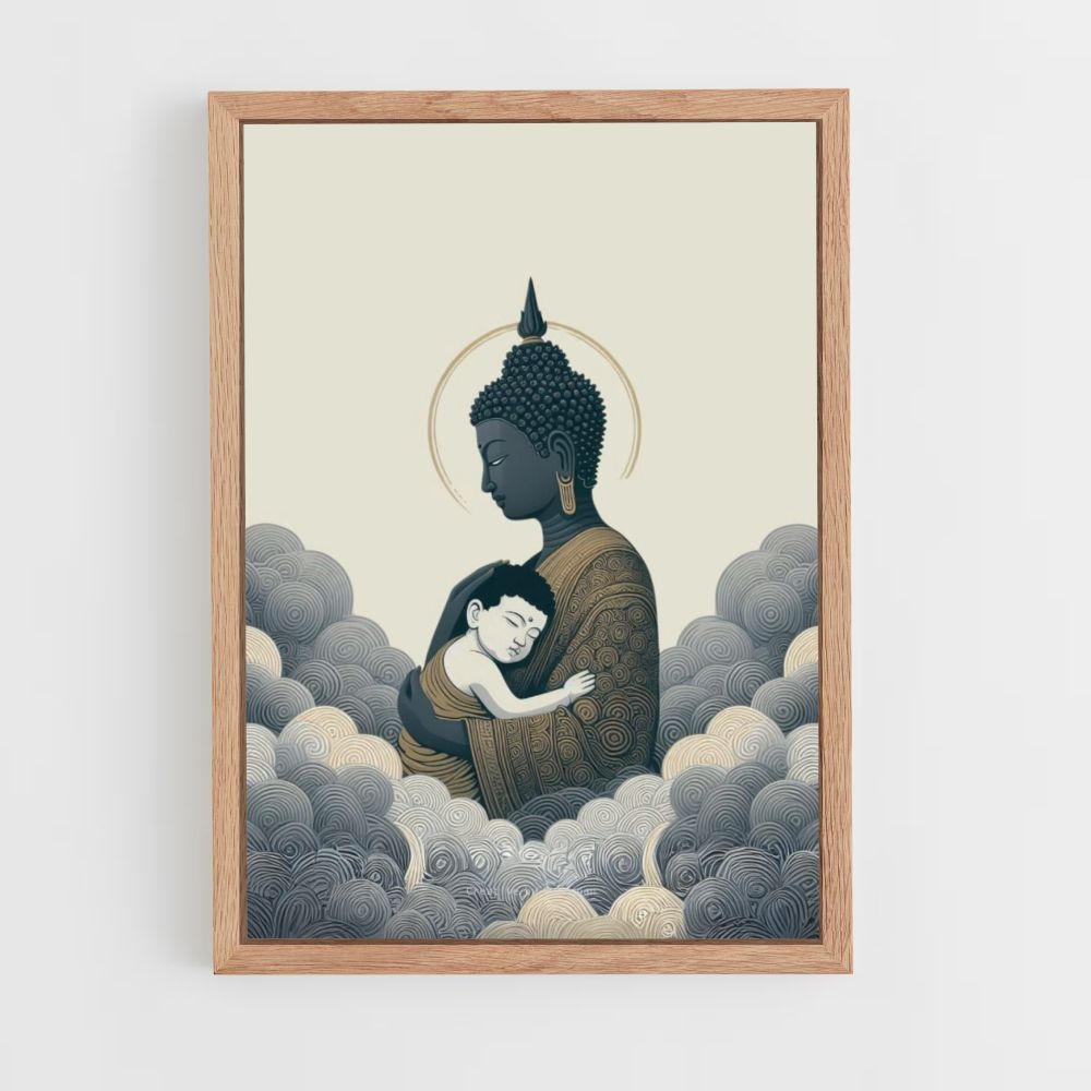 Poster di nuvole di Buddha