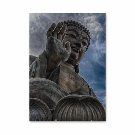 Poster della statua del Buddha