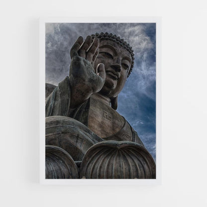 Poster della statua del Buddha