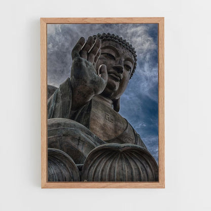 Poster della statua del Buddha