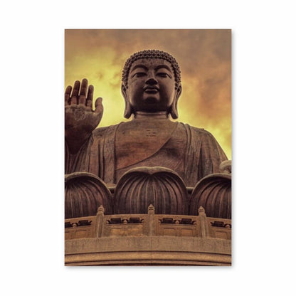 Poster del Buddha arancione