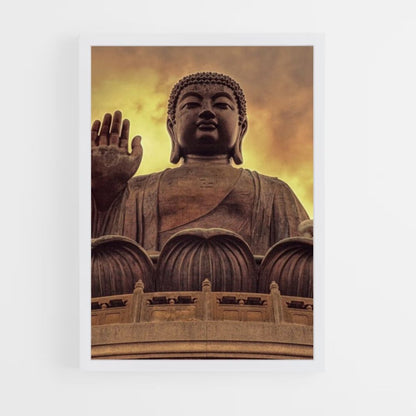 Poster del Buddha arancione