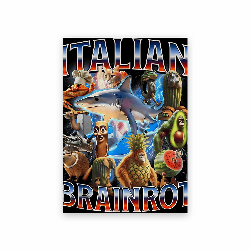 Poster Italian Brainrot