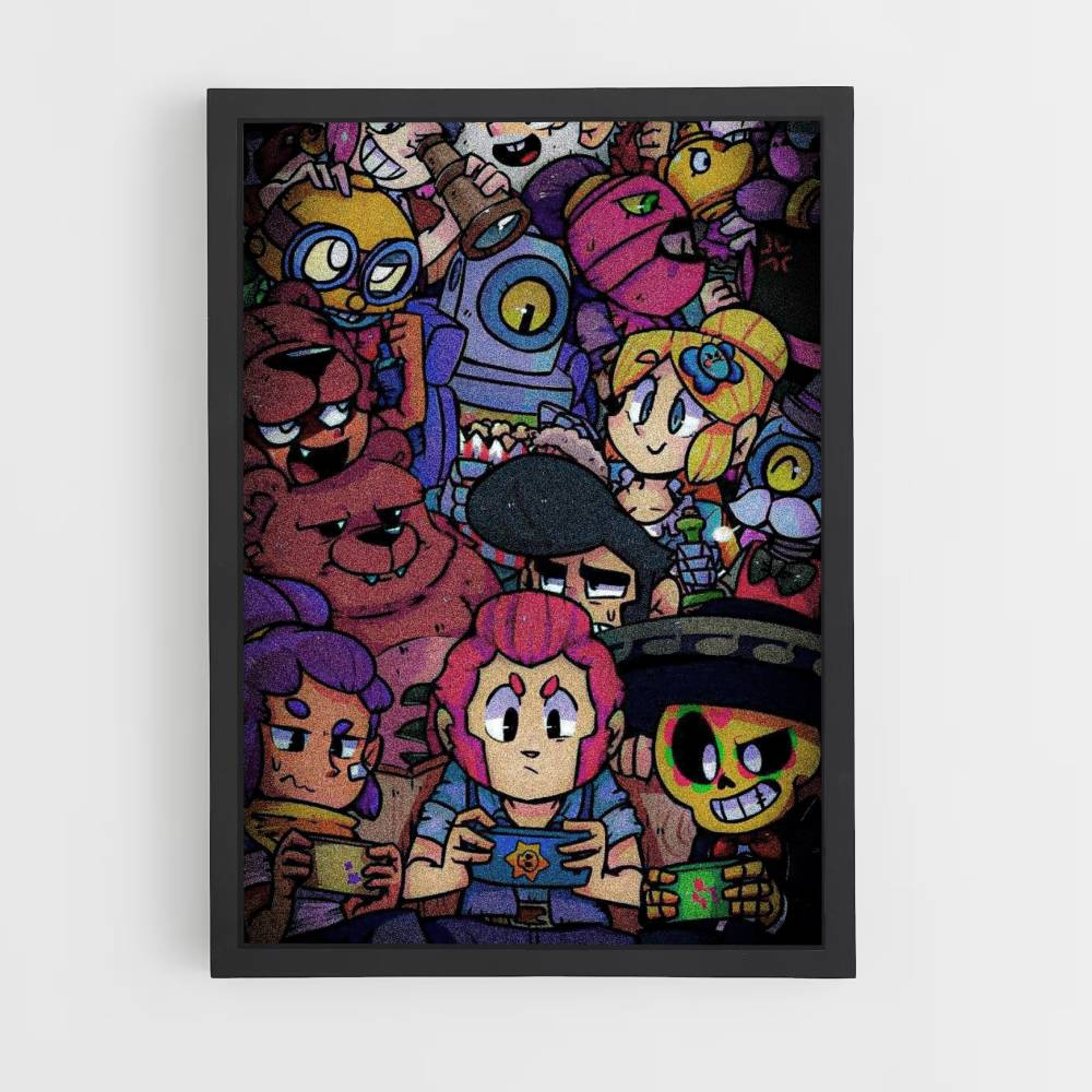 Poster con disegni di Brawl Stars