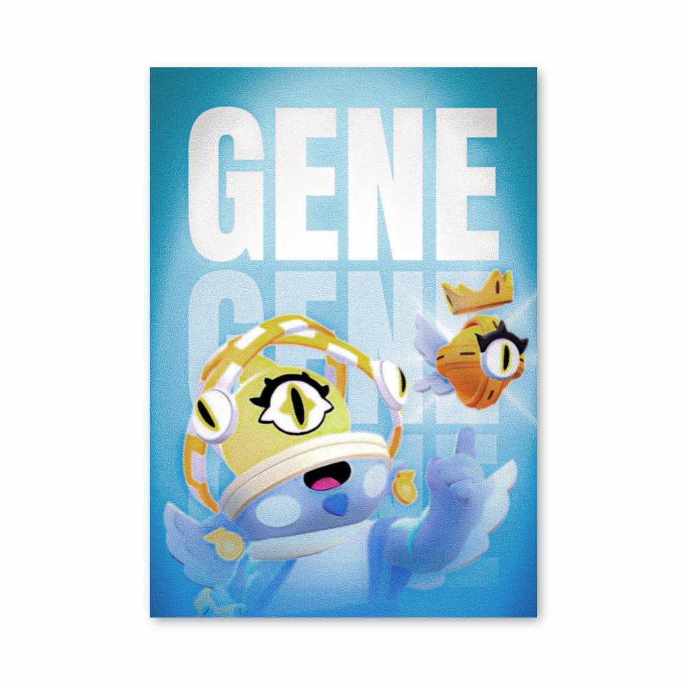 Poster Gene Bleu