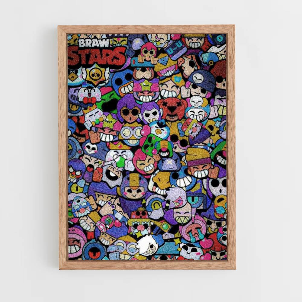 Poster collage di Brawl Stars