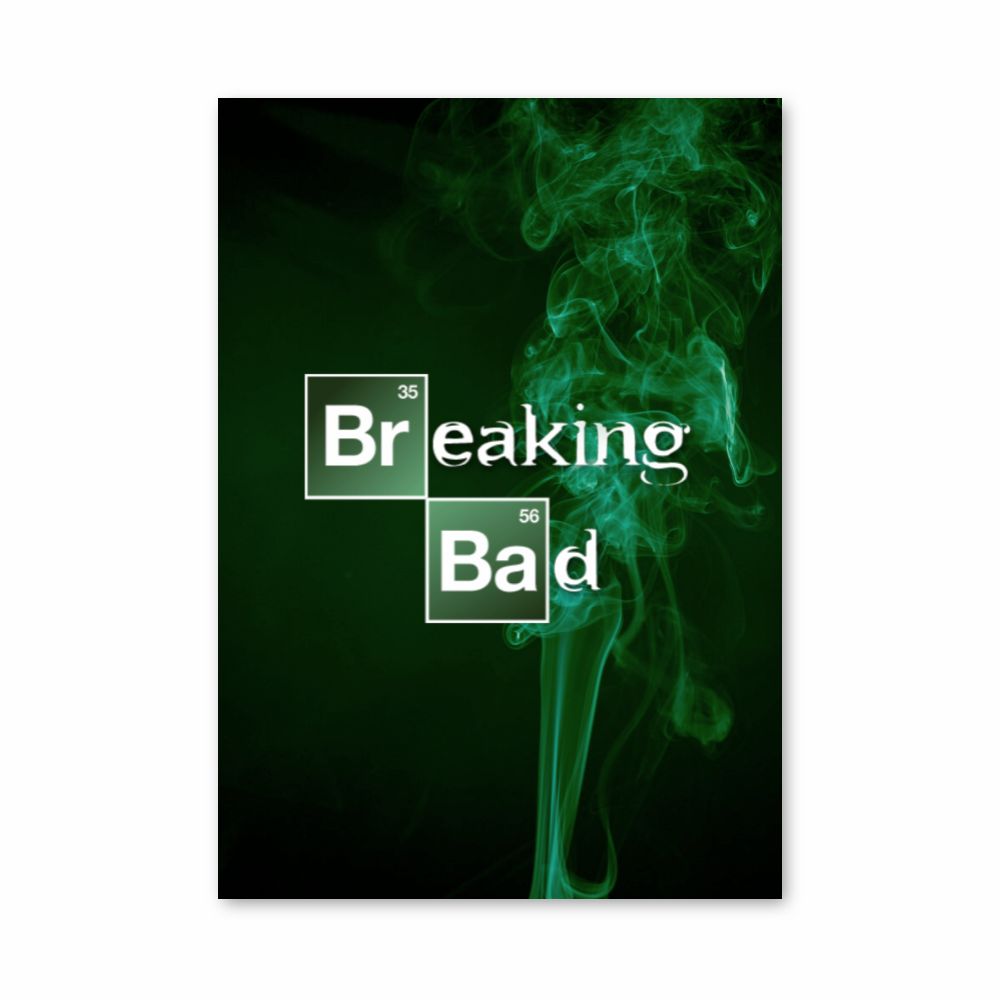 Poster del logo di Breaking Bad