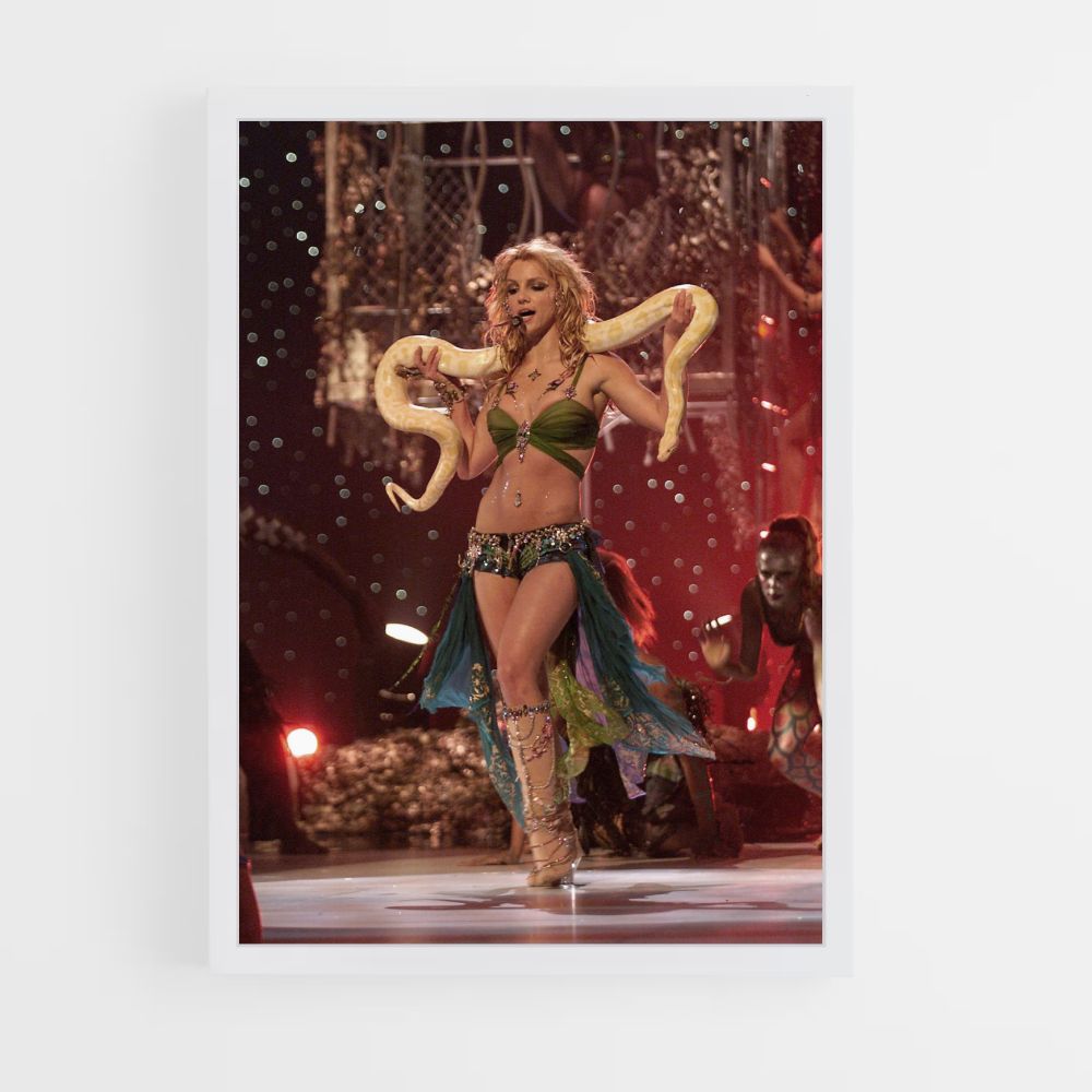 Poster Britney Spears Serpente