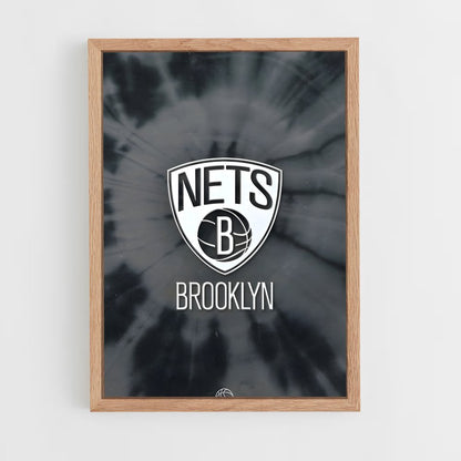 brooklyn-nets-1 cadre Bois clair