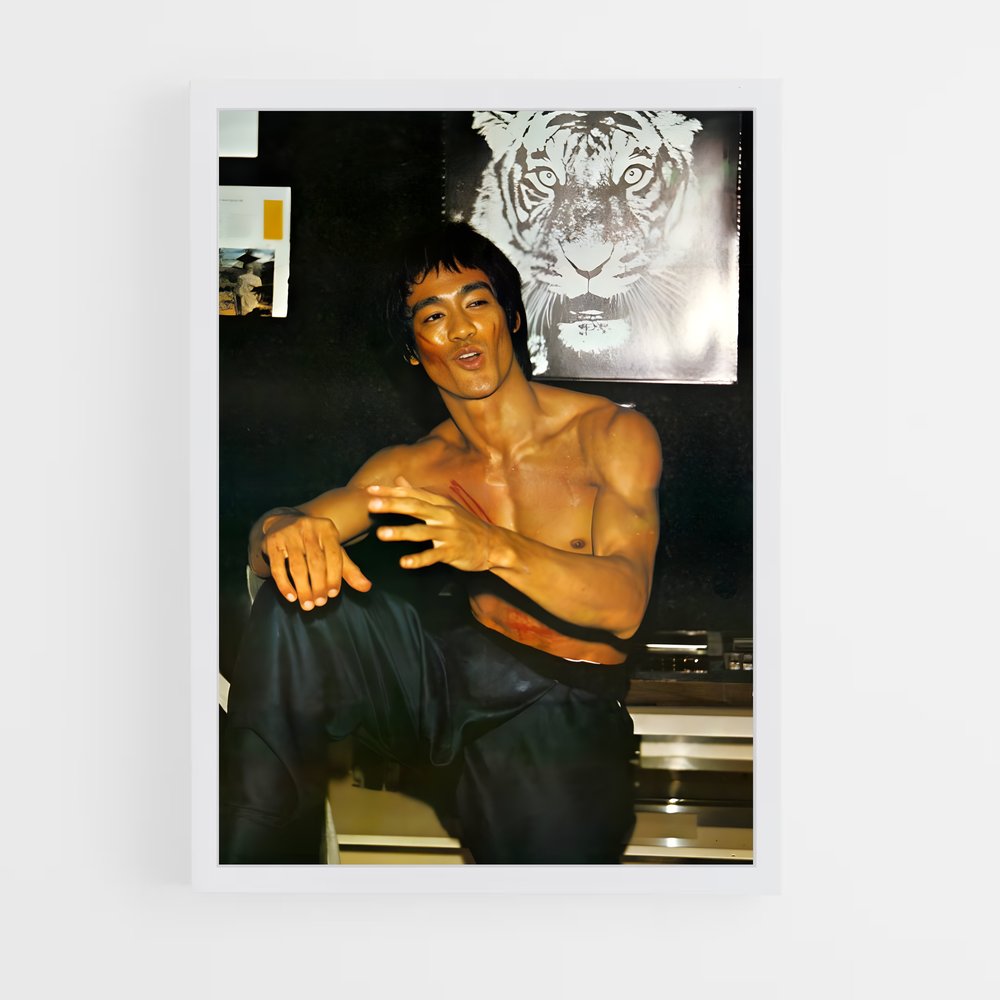 bruce-lee-1 cadre Blanc