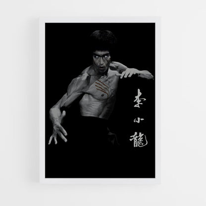 bruce-lee-2 cadre Blanc