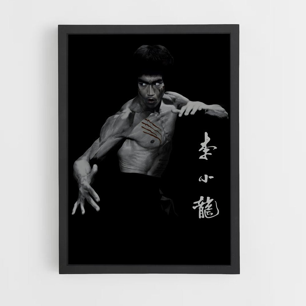 bruce-lee-2 cadre Noir
