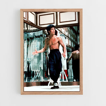 bruce-lee-6 cadre Bois clair