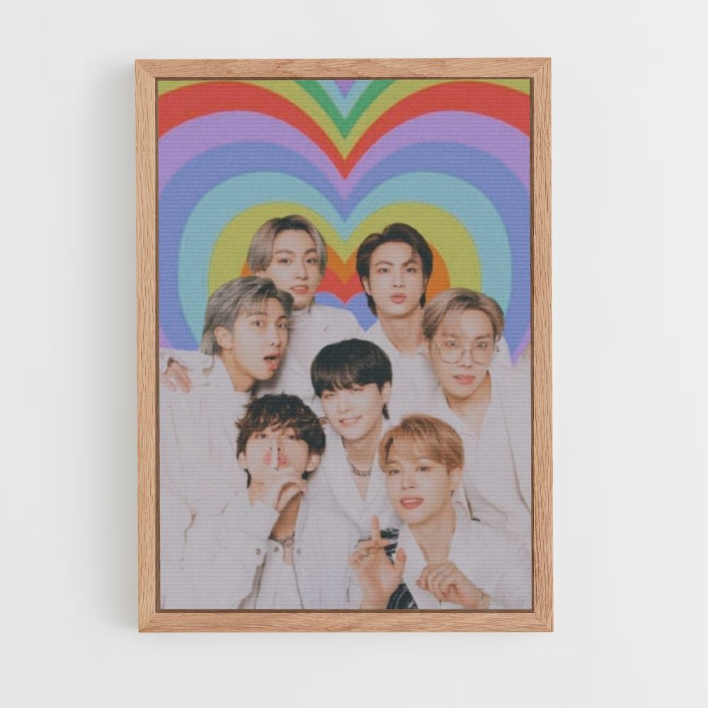 Poster del cuore dei BTS