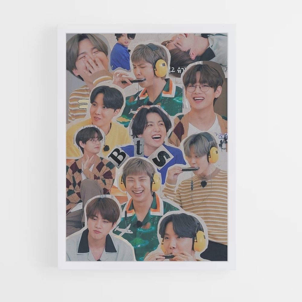 Poster divertente dei BTS