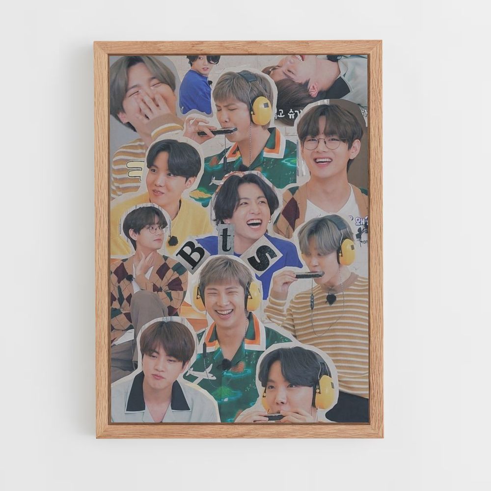 Poster divertente dei BTS