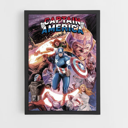 Locandina dei fumetti di Capitan America