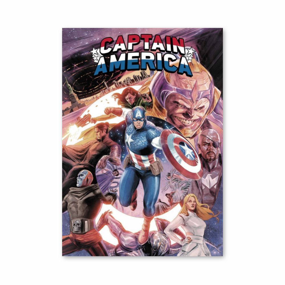 Locandina dei fumetti di Capitan America