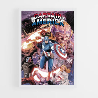 Locandina dei fumetti di Capitan America