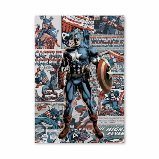 Poster dei fumetti di Capitan America