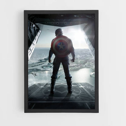 Poster Aereo di Capitan America