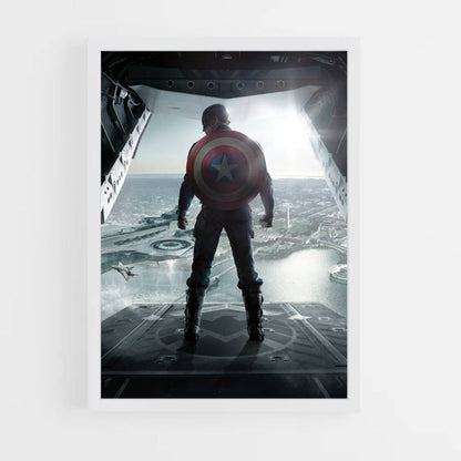 Poster Aereo di Capitan America