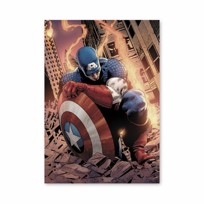 Poster Capitan America disegno