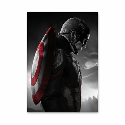 Poster Capitan America Oscuro