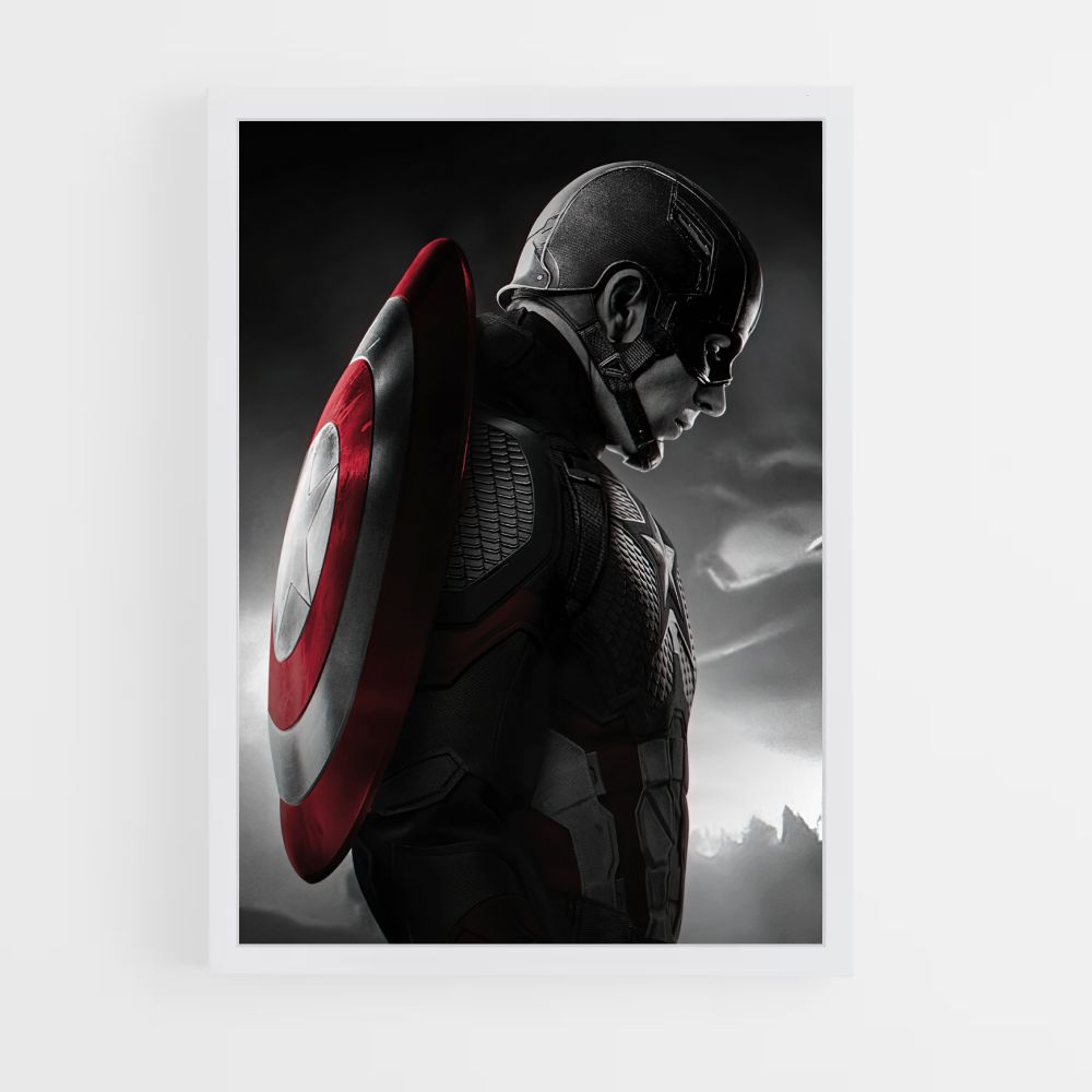 Poster Capitan America Oscuro