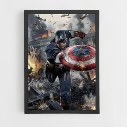 Poster Guerra di Capitan America