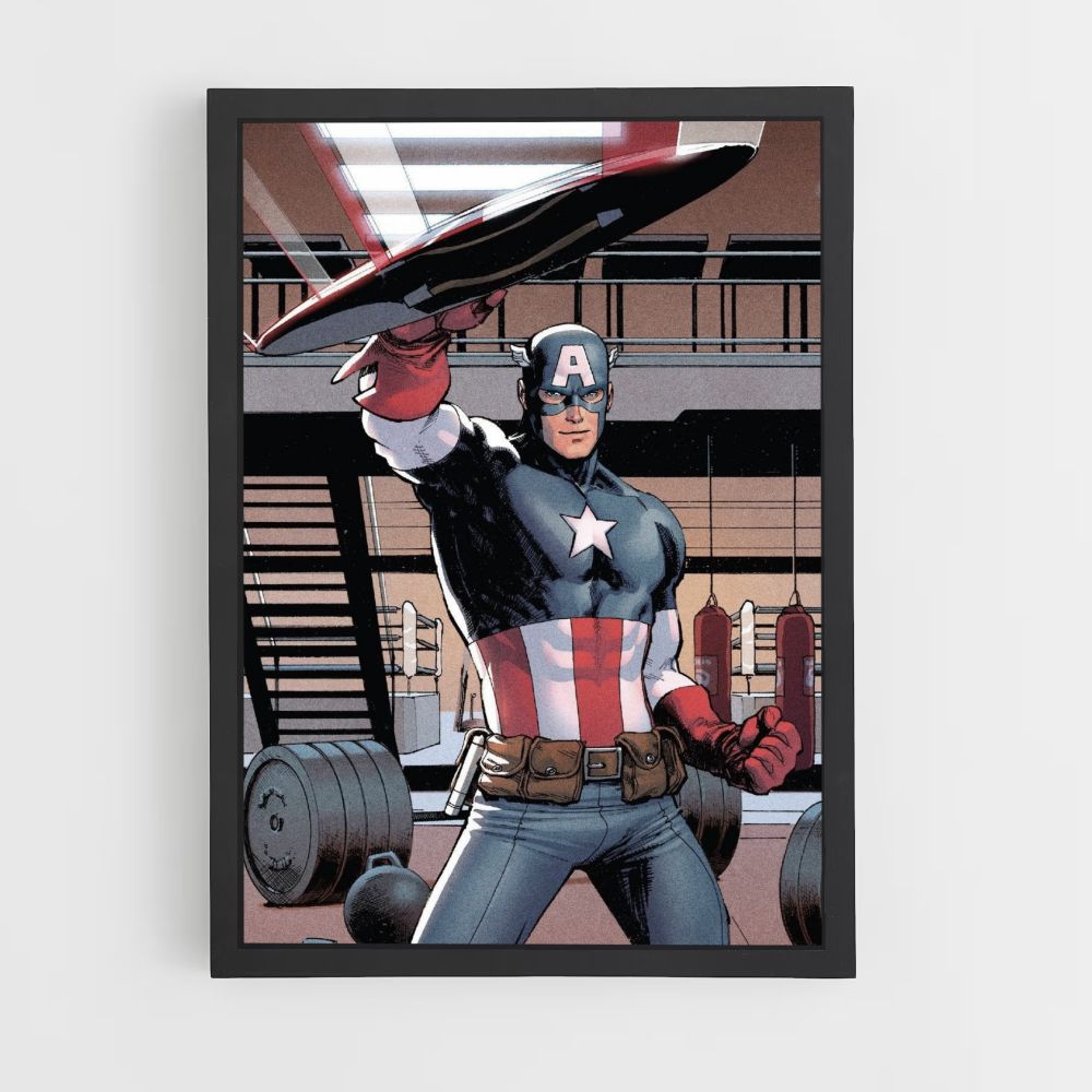 Poster dei fumetti di Capitan America