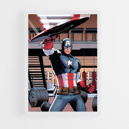 captain-america-9 cadre Blanc