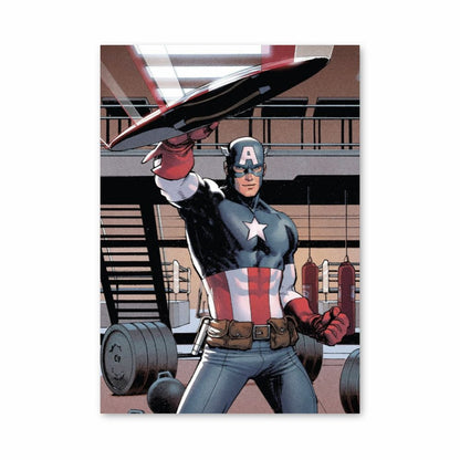 Poster dei fumetti di Capitan America