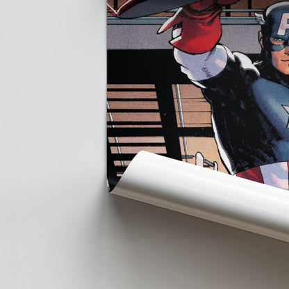 Poster dei fumetti di Capitan America