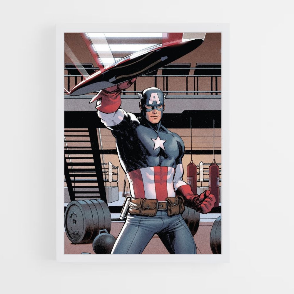 Poster dei fumetti di Capitan America