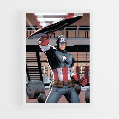 Poster dei fumetti di Capitan America