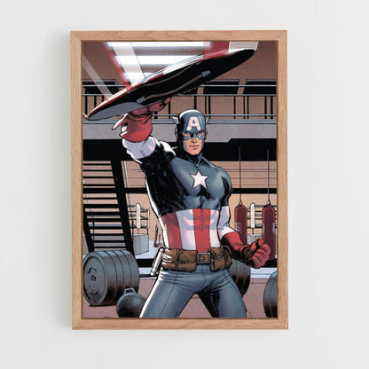 Poster dei fumetti di Capitan America