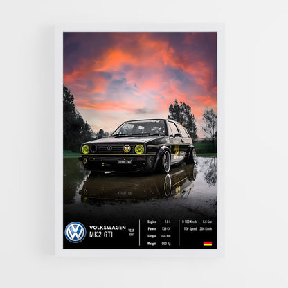 car-posters-1 cadre Blanc