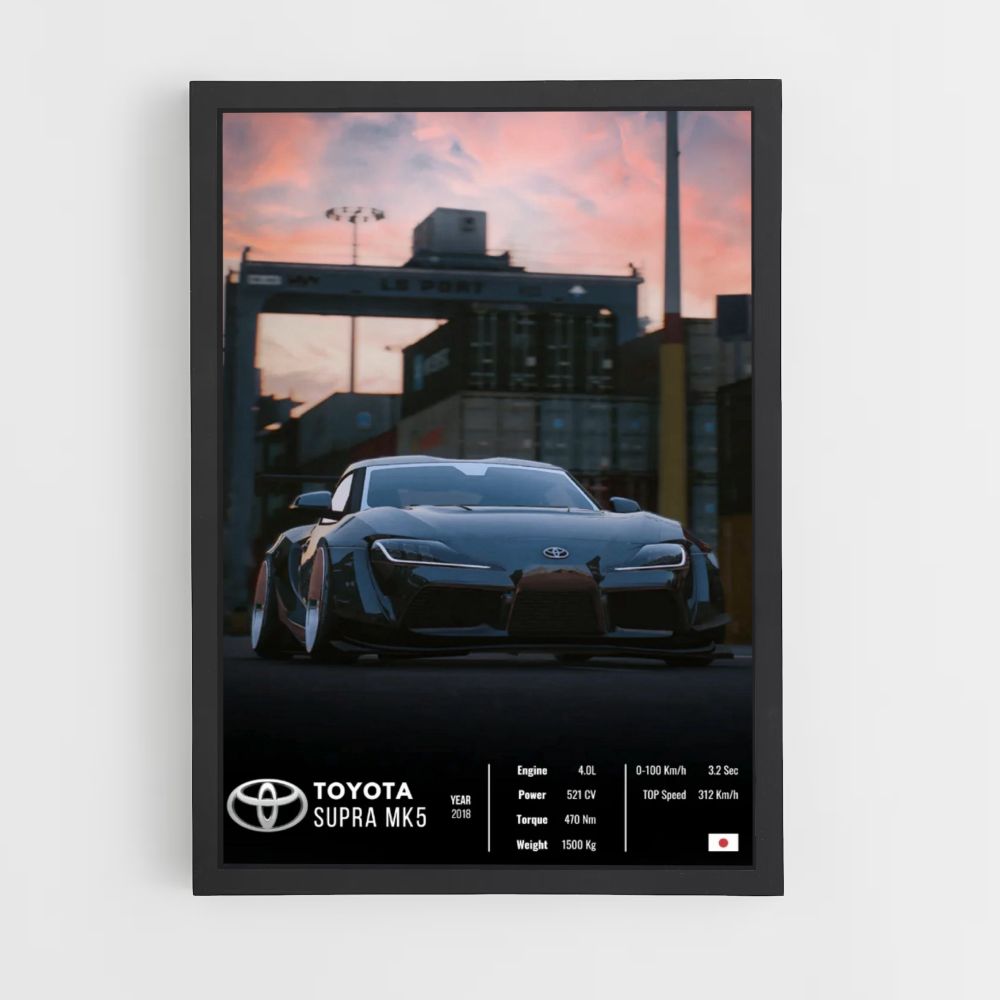 Manifesto della Toyota Supra MK5