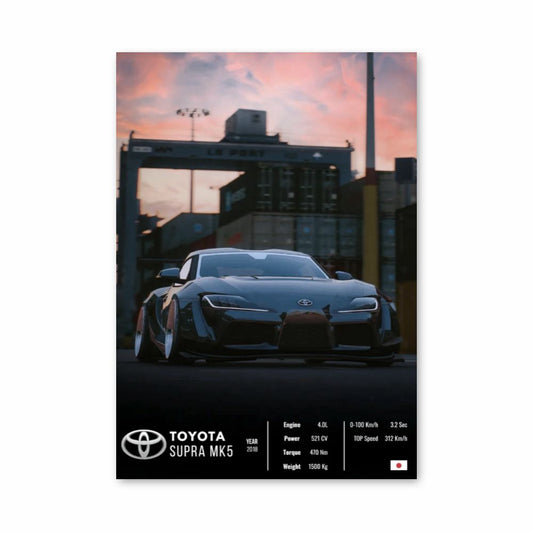 Manifesto della Toyota Supra MK5