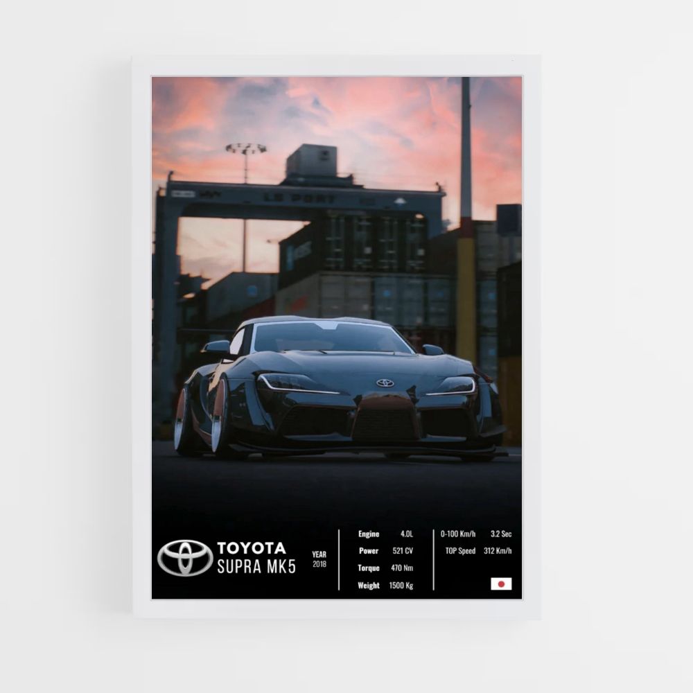 Manifesto della Toyota Supra MK5