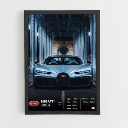 Locandina della Bugatti Chiron