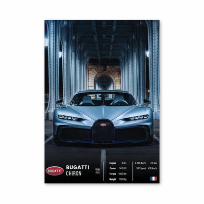 Locandina della Bugatti Chiron