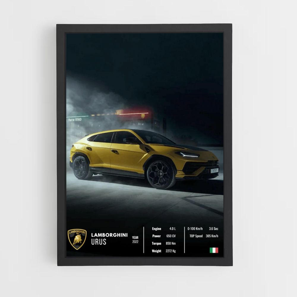 Locandina della Lamborghini Urus