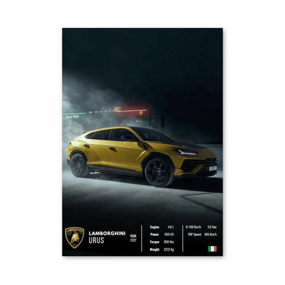 Locandina della Lamborghini Urus