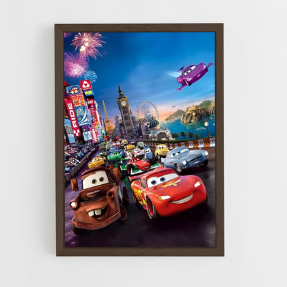 cars-12 cadre Bois foncé