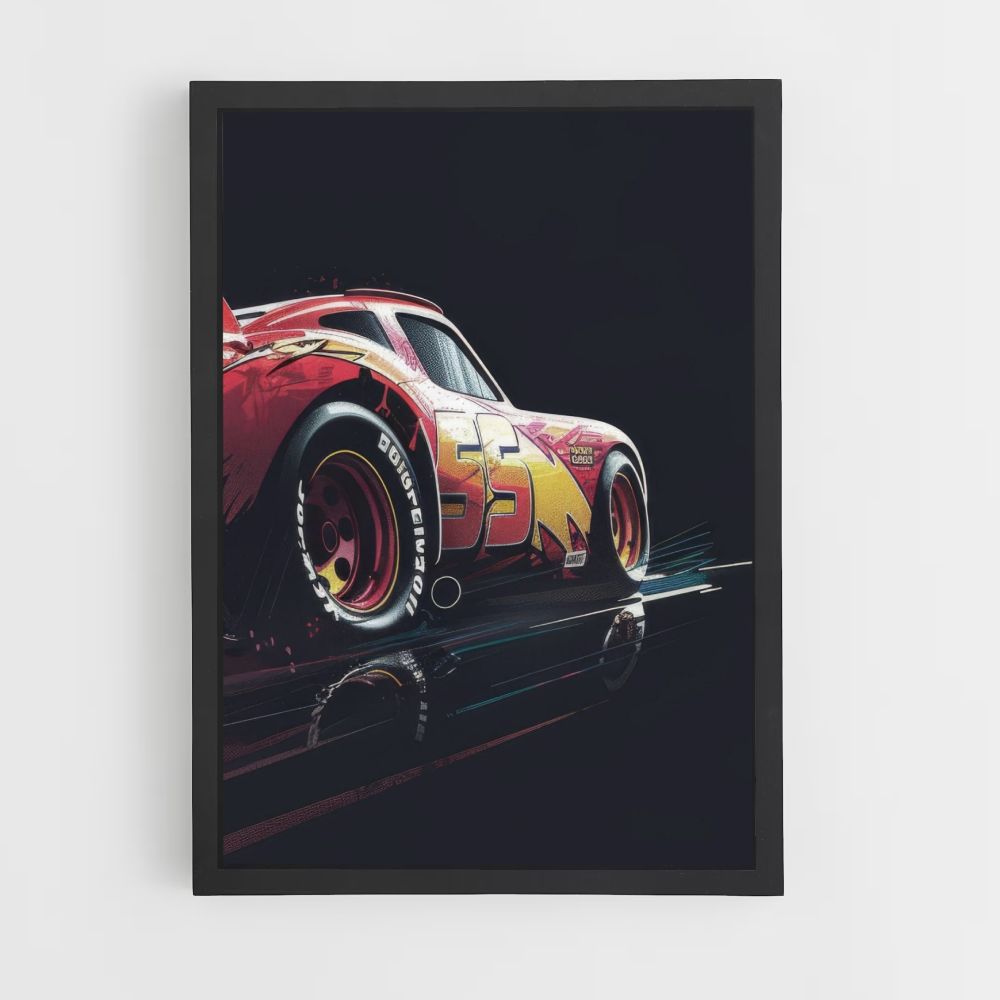 Poster Auto Flash Mcqueen