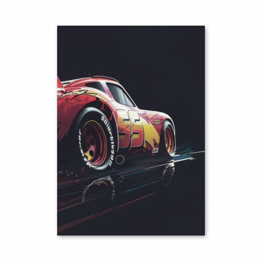 Poster Auto Flash Mcqueen