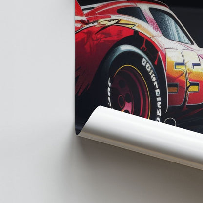 Poster Auto Flash Mcqueen