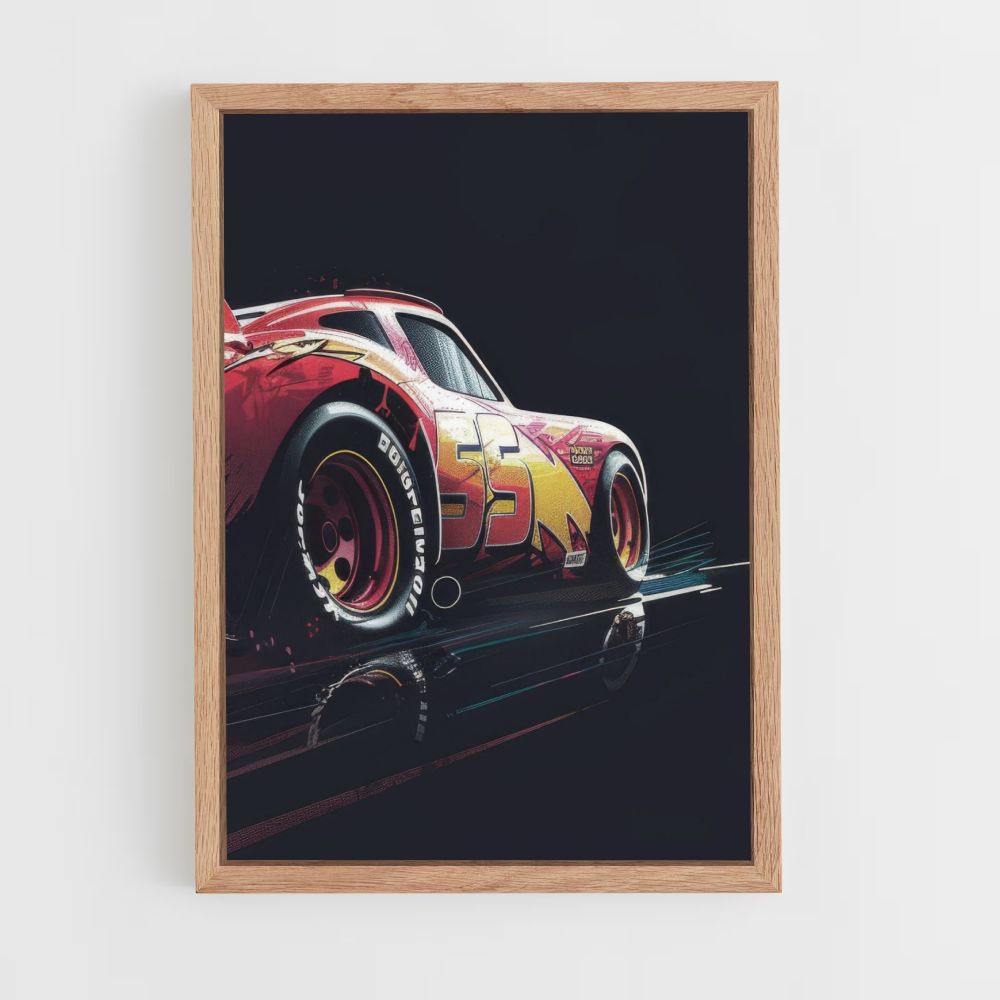 Poster Auto Flash Mcqueen